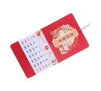 LALAFINA Parete Del Cavallo Lunare Mensile Decorazione Feng Shui per Casa e Ufficio Planner Annuale Scorrevole Elegante