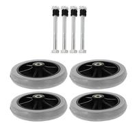 LALAFINA Per Sedie a Rotelle Camminatore Eretto Guidare Le Parti Della Ruota Universale Per Ruote Per Sedia Da Computer Cuscinetto Acciaio Ruotare