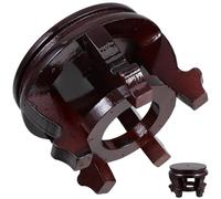 LALAFINA Piedistallo per Piante in Legno Robusto per Interno ed Esterno, Portavaso Resistente Fino a 30kg, Protegge Pavimenti e Superfici Design Elegante e Funzionale