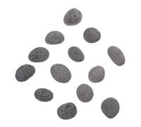 LALAFINA Pietre Laviche Decorative per Braciere da Esterno 1 kg, Ciottoli di Fuoco Riutilizzabili in Roccia Vulcanica Naturale 3-5 Cm, Accessori per Barbecue e Riscaldatore da Patio