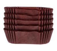 LALAFINA Pirottini di Carta Ovali per Cupcake 1000 Pezzi, Resistenti al Grasso e Alte Temperature, Bicchieri per Dolci a Forma di Barca per Gelaterie, Food Truck e Feste