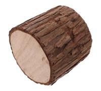 LALAFINA Portacandele in Legno a Forma di Ceppo D'albero Realistico, Decorazione Rustica per Centrotavola, Facile da Trasportare, Lucidato, per Decorazioni Casa e Matrimoni