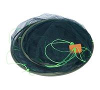 LALAFINA Rete da Pesca Portatile in Nylon per Gamberi e Granchi, Trappola Pieghevole Riutilizzabile per Pesca in Porti e Laghi