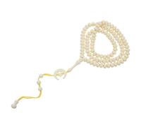 LALAFINA Rosario Musulmano 99 Perline in Acrilico Giallo, Texture Liscia e Design Classico, Accessorio Decorativo per Preghiere Quotidiane e Uso Giornaliero