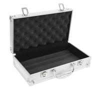LALAFINA Scatola Portautensili in Alluminio Rigida Valigetta Medica Portatile per Medicinali Custodia per Utensili da Viaggio Scatola per Farmaci Maniglia