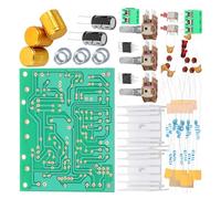 LALAFINA Scheda Kit Fai-da-te Audio Amplificatore Dual Channel Stereo in Plastico Verde Facile da Amplificatore Vocale per Domestico