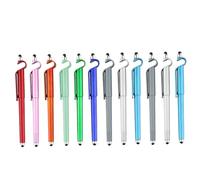 LALAFINA Set 12 Pezzi Penne Touch Screen per Cellulare Supporto Cellulare, Materiale Abs e As Ecologico, Clip per Quaderno, Perfette per Uso Quotidiano Colore Casuale