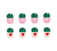 LALAFINA Set 8 Protezioni per USB a Cactus per Smartphone Guaina Protettiva Adorabile Resistente in PVC Compatto e Portatile