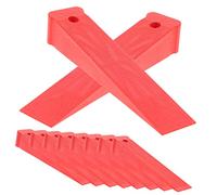 LALAFINA Set Da 10 Pezzi Di Livellatori Per Mobili in Plastica Antiscivolo, Cunei Di Livellamento Compatti Per Porte, Finestre e Mobili, Spessori Per Riparazione e Stabilizzazione Di Sedie e Tavoli