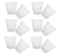 LALAFINA Set da 12 Bicchierini da Shot a Forma di Cuore in Plastica, Capacità 30ml, Leggeri e Facili da Pulire, per Matrimoni e Feste Romantiche Riutilizzabile