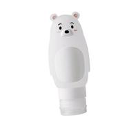 LALAFINA Set da 3 Bottiglie per Shampoo e Bagnoschiuma da Viaggio in Silicone, Design Portatile Leggero, Capacità 50ml, 70ml e 90ml, Varie Sagome Cartoon per Uso Pratico in Stile Casuale
