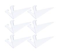 LALAFINA Set da 6 Supporti in Plastica per Esposizione Carte da Gioco e Collezionabili, Portatile Ampio Spazio per Fiere ed Eventi