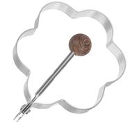LALAFINA Stampo per Cuocere in Acciaio Inossidabile a Forma di Fiore Design Multifunzionale e Pulizia Facile, per Cucinare Pancake e Uova in Cucina