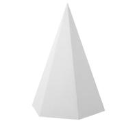 LALAFINA Statua Geometrica in Gesso per Pratica Schizzi, Decorativa Bianca | Forma Leggera per Apprendere a Disegnare, Oggetto Creativo Realistico per Casa e Amici Appassionati