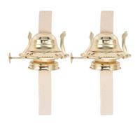 LALAFINA Stoppini Design in Oro e a Risparmio Fine Semplice Lavorazione 2 Ferro Color Energetico Stili multipli per Lampade da Interno e Esterno Stili multipli