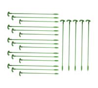 LALAFINA Supporti per Fiori di Orchidea 20 Pezzi Pali di Sostegno per Piante da Fiore in Materiale Robusto Bastoncini di Supporto per Giardino e Piante da Interno Tutela e Stabilità