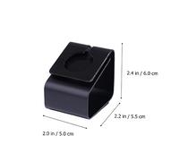 LALAFINA Supporto Caricabatterie per Watch e Smartphone Stand Compatibile con Base Antiscivolo per Ufficio e Casa Nero