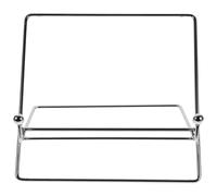 LALAFINA Supporto per Laptop in Ferro Battuto Antiruggine 19,8x17,3x15 Cm Design Ergonomico e Ventilazione, Leggio Multifunzionale per Scrivania per Laptop, Tablet e Libri