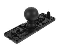 LALAFINA Supporto per Navigazione e Ecoscandaglio Kayak Base a Sfera Nera in Nailon e Silicone, Facile da Usare, per Accessori Canoa Stabili e Resistenti