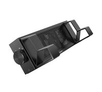 LALAFINA Supporto per Notebook Raffreddamento Rapido a 3 Velocità e Struttura in Lega di Alluminio per Alzare lo Schermo, per Guardare Video e Migliorare la Ventilazione