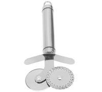 LALAFINA Tagliapizza in Acciaio Inox Doppia Ruota 4 Pezzi, Rotella Taglio Multiuso per Pizza, Torte e Dolci, Utensile Cucina Resistente e Facile da Pulire, Accessorio per Amanti della