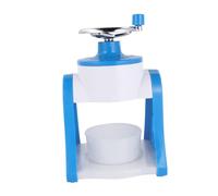 LALAFINA Tritaghiaccio Manuale Mini Macchina per Ghiaccio Tritato Facile da Design Rimovibile Perfetta per Granita Smoothies e Cocktail Estivi Blu