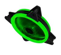 LALAFINA Ventola del Computer Rgb da 12cm Illuminazione LED Verde, Raffreddamento Silenzioso e Grande Prestazione per Case Pc, per Generare Un'ambiente in Casa