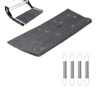 LALAGO 1 pezzo tappetino per gradini camper, tappetino antiscivolo per gradini, gadget e accessori per camper, tappetino per roulotte, tappeto da campeggio (Grigio)
