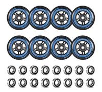 LALAGO 8 Pcs Rotelle per Pattini in Linea, 84mm Ruote per Pattinaggio in Linea, Ruote in Linea con Cuscinetti ABEC 9, per K2 Hudora Gonex Apollo