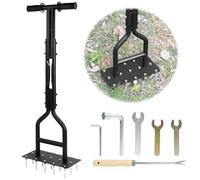 lalago 93cm Arieggiatore Manuale con 15 Denti Solidi e Attrezzi per Il Giardinaggio, Arieggiatore a 15 Punte, Arieggiatore per Giardino per la Cura del Prato o del Cortile con Terreno Compattato