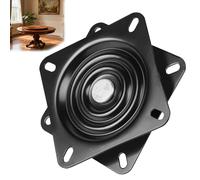 LALAGO Cuscinetti Girevoli Quadrati, Piatto Girevole, Cuscinetto Piatto Rotante, Giradischi Girevole a 360 °, 246 * 246 * 22,6mm, Piattaforma Girevole/Base per Sgabelli, Tavoli, Librerie (10 inch)