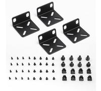 LALAGO Kit di Montaggio su Rack, 19 Pollici Regolabile Switch Rack Ears, Attacchi rack regolabili universali Compatibile con Buffalo Tech, Cisco, NETGEAR, dell, D-Link And Linksys