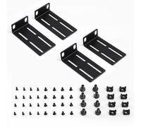 LALAGO Kit di montaggio su rack, Attacchi rack da 19 pollici regolabili universali, Regolabile Switch Rack Ears per HP/ProCurve/Aruba/OfficeConnect/HPE e altri switch