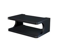 Lalago Porta Wifi da Parete Mensole Mensola Modem Rack per la Router Mensole Porta Decoder Scatola Nascondi Cavi da Parete Mensola per TV Ripiani Galleggianti Scatola Router Modem Router (Nero)