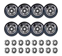 LALAGO Rotelle per Pattini in Linea 72mm, 8 Pcs Ruote per Pattinaggio in Linea 88A SHR PU, Ruote in Linea con Cuscinetti ABEC 9, Ruote per pattini a rotelle indoor/outdoor per K2 Hudora Gonex Apollo