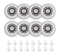 LALAGO Rotelle per Pattini in Linea 76mm, 83A HR PU con Cuscinetti ABEC 9 | Ruote Rollerblade, Ruote per Pattini, Ruote per Pattinaggio in Linea, Ruote in Linea per K2 Hudora Gonex Apollo