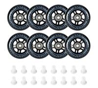 LALAGO Rotelle per Pattini in Linea 84mm, 85A SHR PU con Cuscinetti ABEC 9 | Ruote Rollerblade, Ruote per Pattini, Ruote per Pattinaggio in Linea, Ruote in Linea per K2 Hudora Gonex Apollo