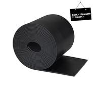 LALAGO Rotolo di gomma, 100mm(B) x1.5mm(D) x3m(L), Piastra in gomma, Foglio di neoprene, Tappeti di gomma antivibrazione, Rotoli di gomma antiscivolo, Strisce di gomma per isolamento acustico