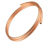 LALAGO Tubo di rame morbido OD 10mm ID 8mm, Lunghezza 1,5m, Tubo rotondo in rame, Materiale morbido per la tecnica della refrigerazione, generatori, barre di distribuzione