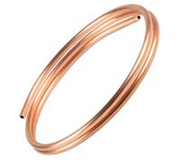 LALAGO Tubo di rame morbido OD 8mm ID 6mm, Lunghezza 1,5m, Tubo rotondo in rame, Materiale morbido per la tecnica della refrigerazione, generatori, barre di distribuzione