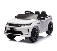 LALAHO Auto elettrica per bambini, Range Rover Evoque, 12 V, auto elettrica per bambini, 2 x 12 V, 35 W, veicolo per bambini con telecomando (bianco)