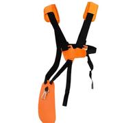 LALAL Cinghia di Imbracatura Universale for Tosaerba, potatore Elettrico, Doppio decespugliatore, Fascia Regolabile for decespugliatore e tagliabordi da Giardino(Style B Orange)