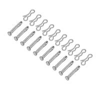 LALAL Comodi 20 Pezzi di perni di Taglio e coppiglie for Set di spazzaneve Adatti alla Maggior Parte dei Modelli a 2 stadi. Sostituzione Facile e Veloce.