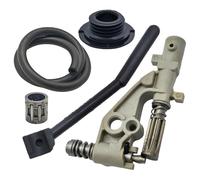 LALAL Kit tubo di pressione pompa olio for motosega Husqvarna 455 Rancher 455E 460 461 Sostituisci 544180104 537261501 Pignone oliatore ingranaggio a vite senza fine