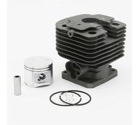 LALAL Set cilindro pistone da 40 mm, 42 mm e 44 mm adatto for Stihl FS400 FS450 FS480 FS 400 450 480 attrezzi da giardino tagliabordi tagliaerba pezzo di ricambio(FS480 44MM)