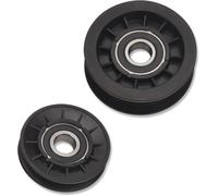 LALAL Set di 2 pulegge folli for GX20287 GX20286 Kit puleggia Folle a V Piatta Compatibile con John Deere 280-143 280-097