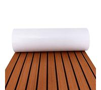 lalaleny Rivestimento per pavimento per barca Eva in schiuma di teak opaca, antiscivolo, antiscivolo, motivo marino, antiscivolo, 240 x 60 cm
