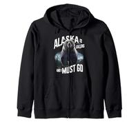 L'Alaska Chiama e Devo Andare, Orso dell'Alaska e Natura Felpa con Cappuccio