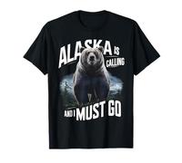 L'Alaska chiama e devo andare, orso dell'Alaska e natura Maglietta