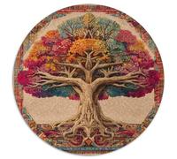 L'albero della vita è luminoso e dai colori vivaci|| Puzzle Divertenti Per Tutta La Famiglia 1000pcs (67.5x67.5cm) Adulti